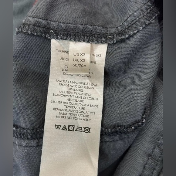 Anthropologie Nomad Joggers, Gray Plaid Leopard Print Travel Women’s Size XS - Picture 8 of 8